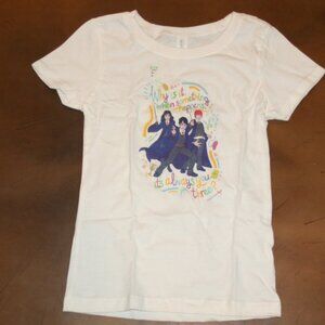 HARRY POTTER Girls T-Shirt XS 3/4 IT'S ALWAYS YOU THREE White Tee S/S NEW